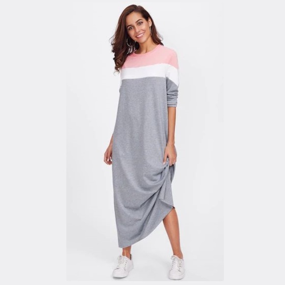 Dresses & Skirts - Cut and sew style maxi sweatshirt dress